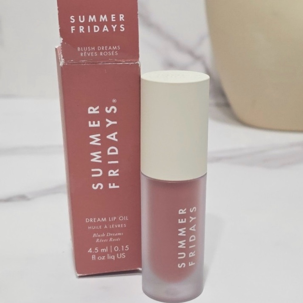 Summer Fridays Dream Lip Oil in Blush Dreams